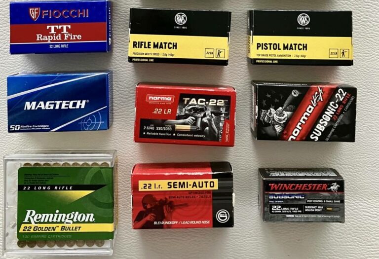 Différentes marque 22LR